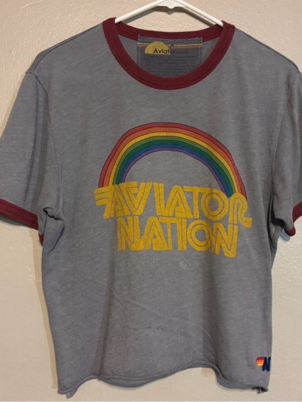 Aviator Nation cropped tee